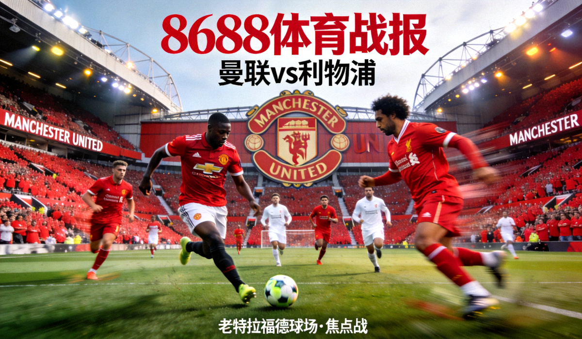 8688体育战报封面：曼联与利物浦激战场景，老特拉福德球场